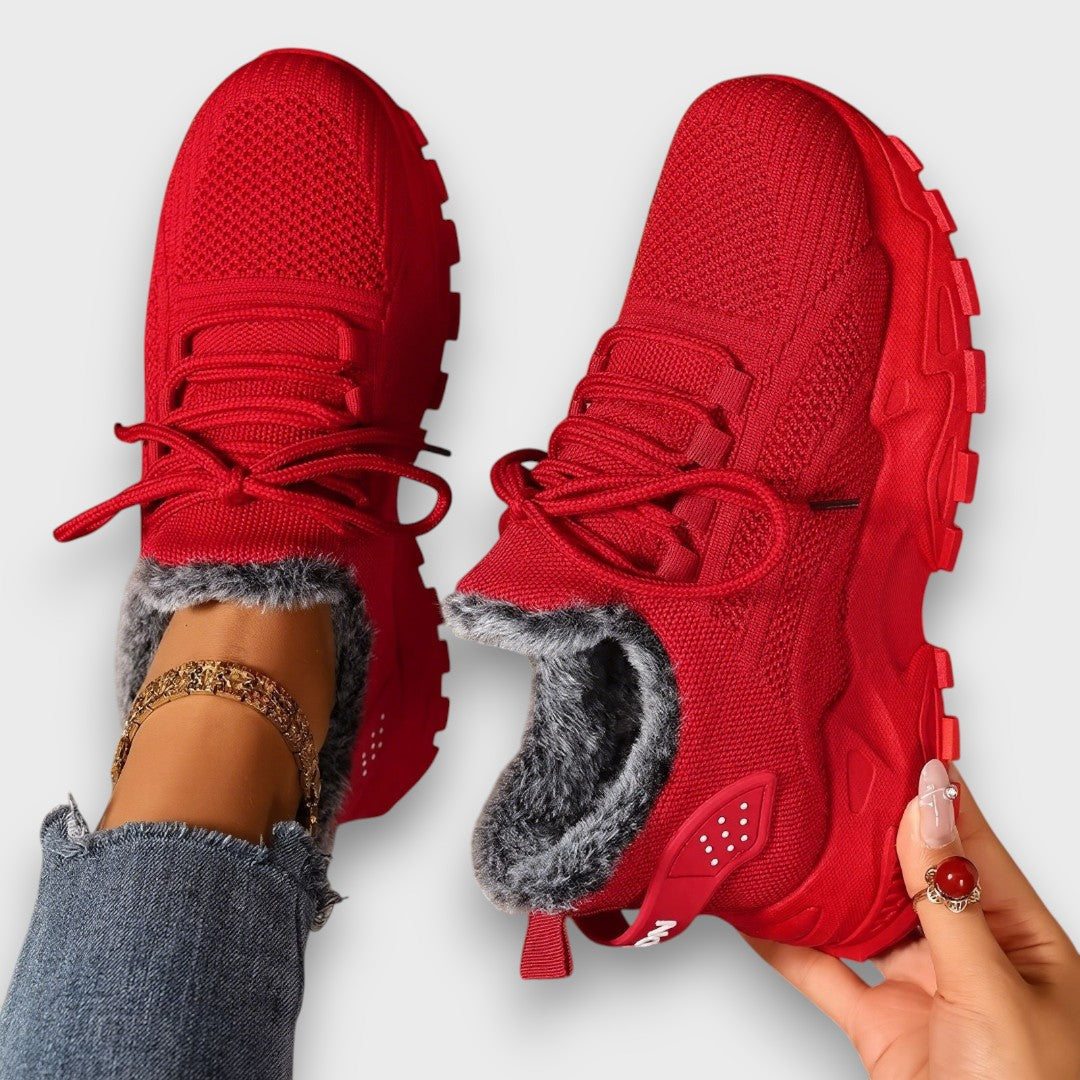 Baskets d’Hiver à Lacets – Chaudes, Légères et Confortables