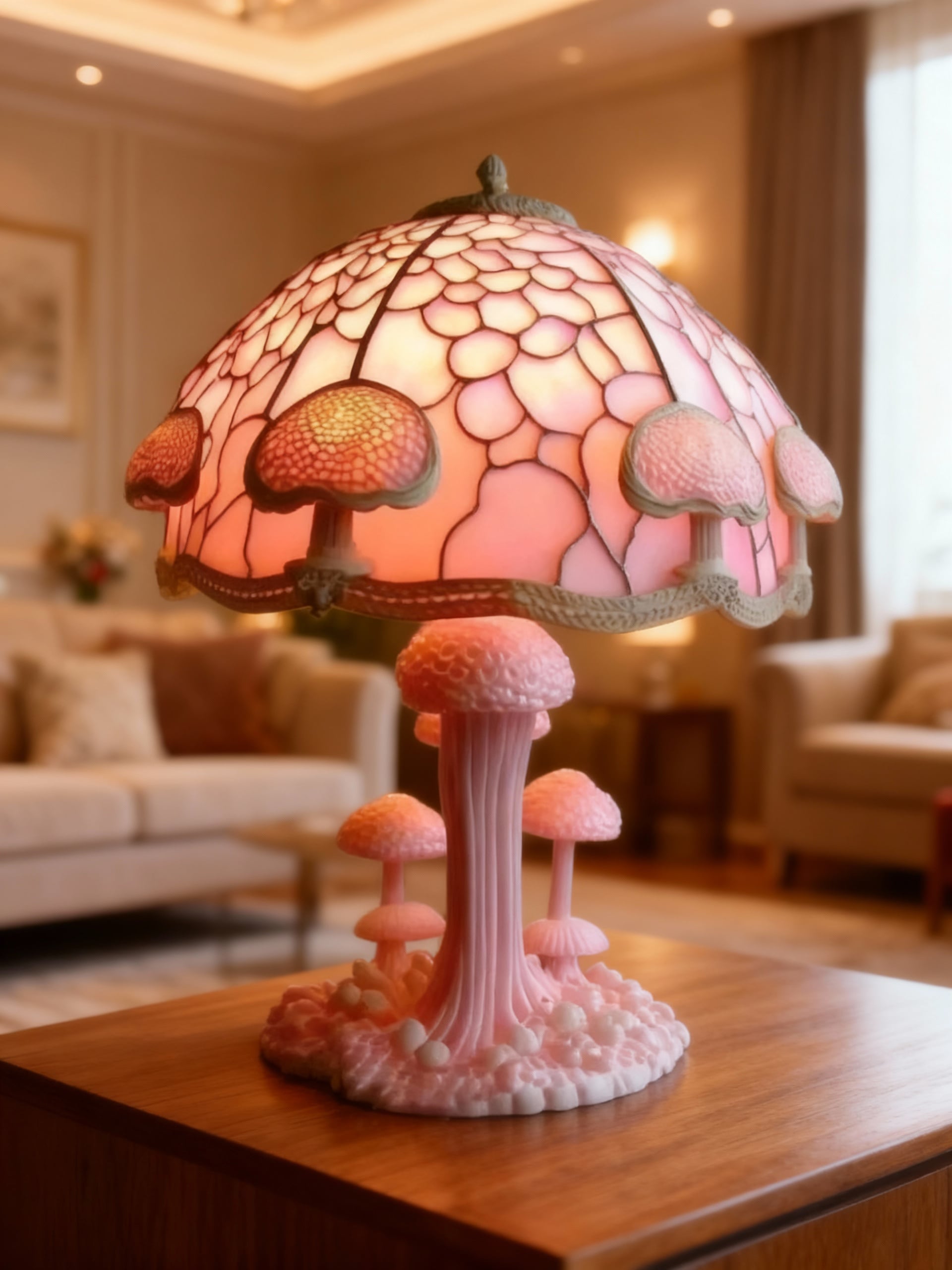 Lampe champignon décorative – Éclairage ambiant doux et design féerique