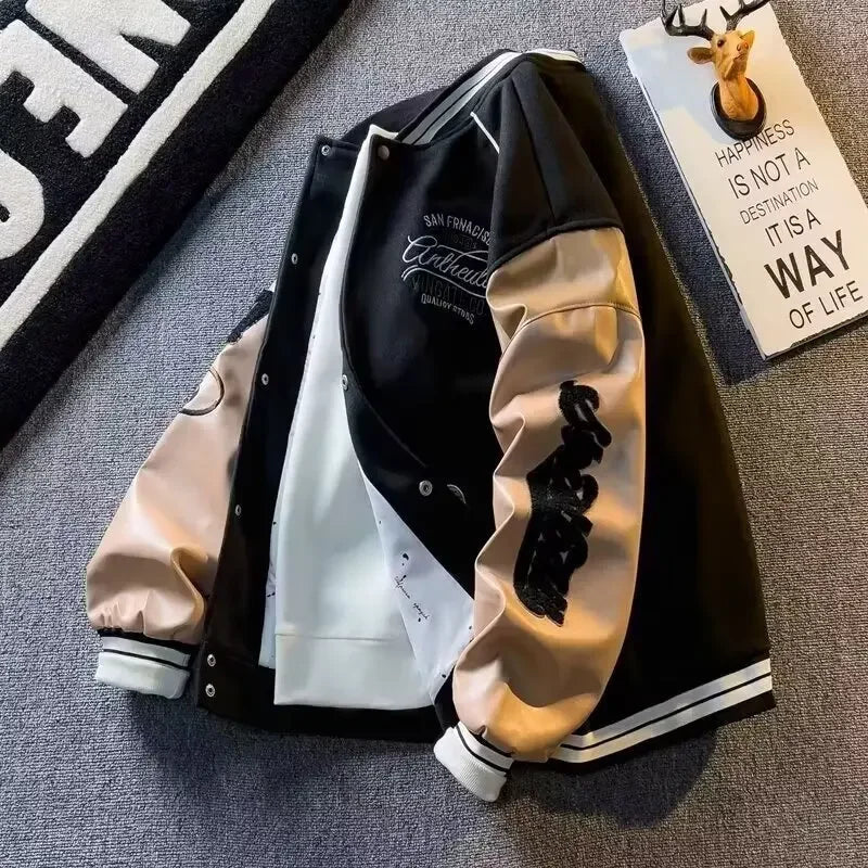 Blouson Varsity Homme Esprit Campus – Style Vintage Sport