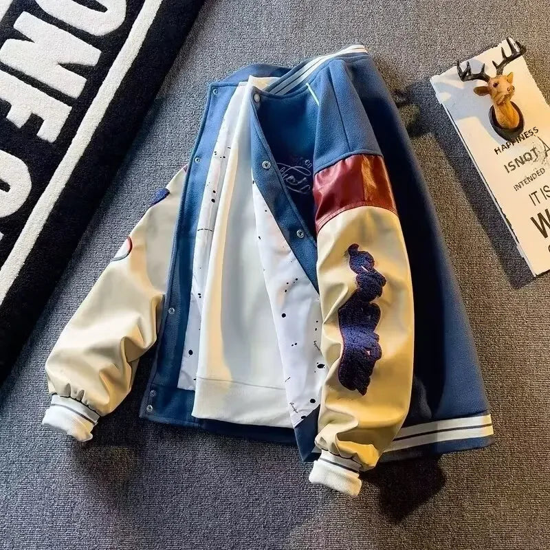 Blouson Varsity Homme Esprit Campus – Style Vintage Sport