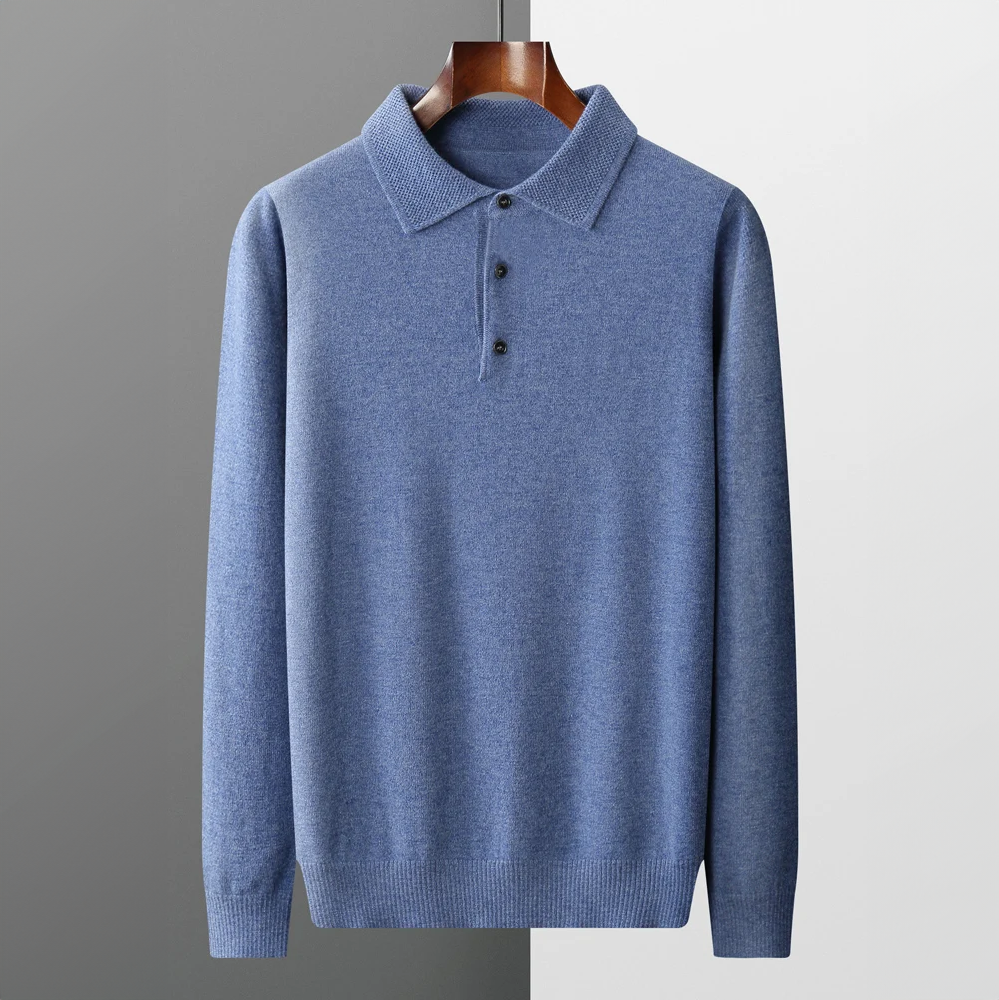 Pull Polo Homme Maille Élégante Coupe Moderne