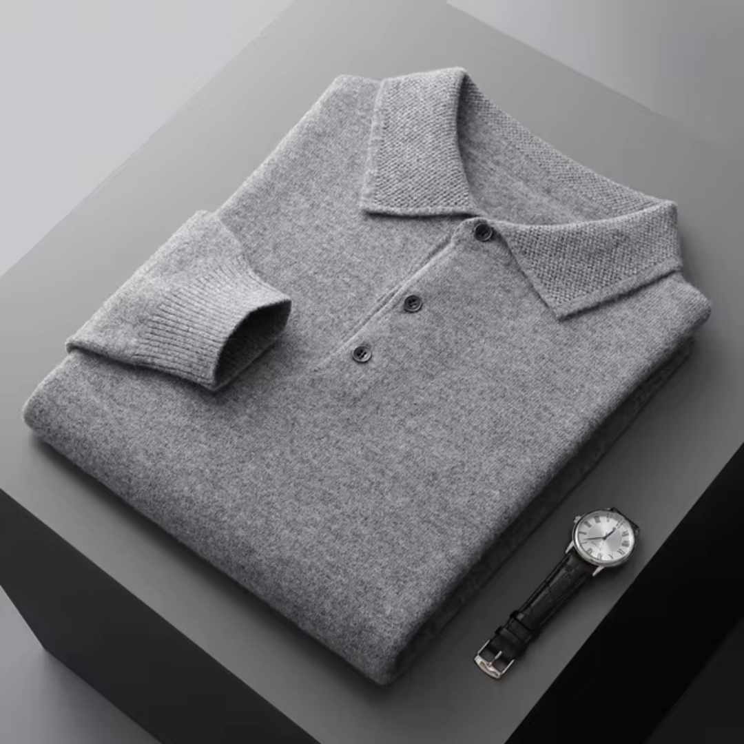 Pull Polo Homme Maille Élégante Coupe Moderne