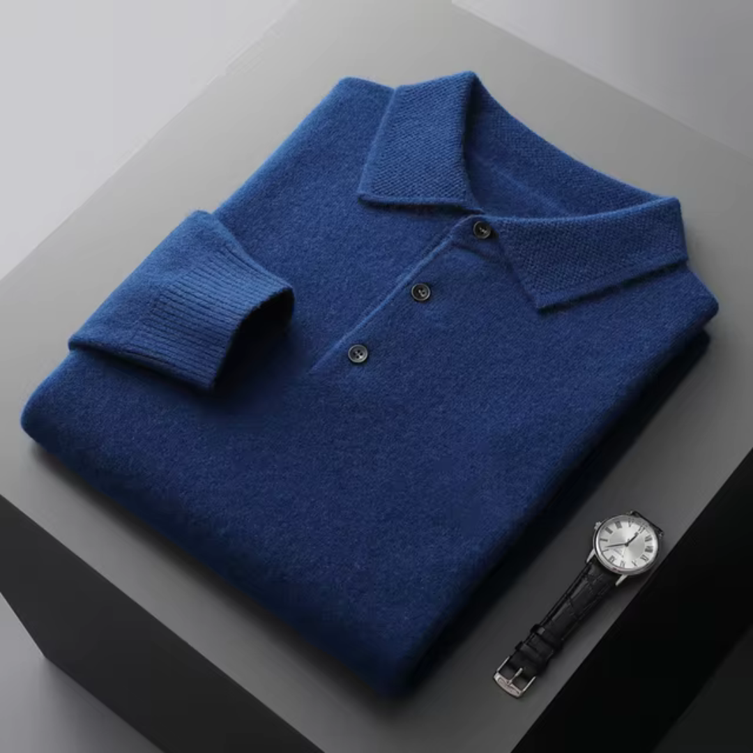 Pull Polo Homme Maille Élégante Coupe Moderne
