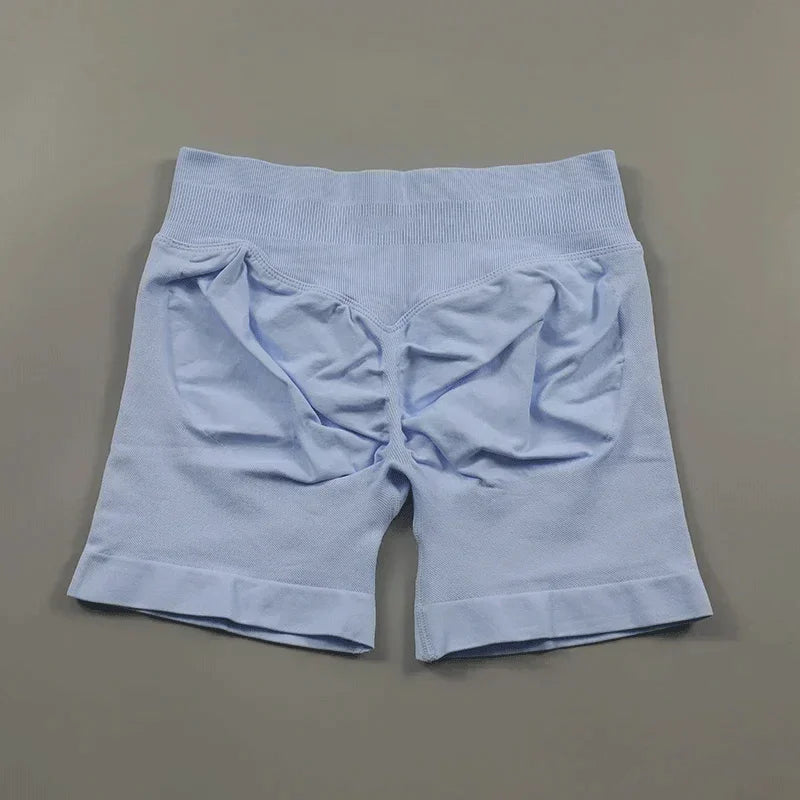 Shorts de sport ajustés | Short de sport pour femmes, 4.5 pouces, pour gymnastique, Yoga, course à pied, exercice, tricot de qualité, respirant, sans couture, vêtements de mise en forme