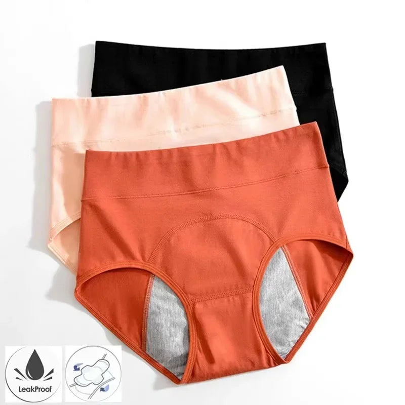 Culotte menstruelle femme taille haute anti-fuite en coton – qualité supérieure conçue pour durer des années
