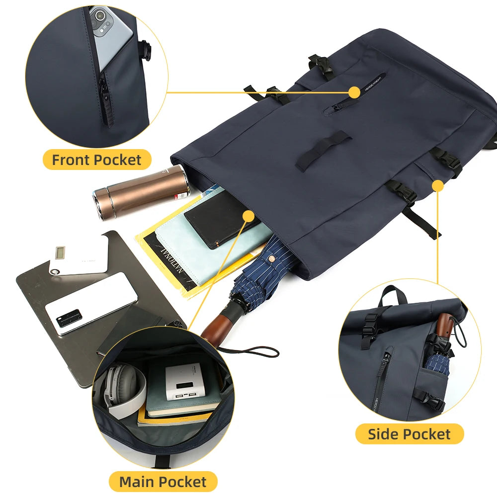 Sac à dos ordinateur portable 15,6 pouces antivol avec port USB