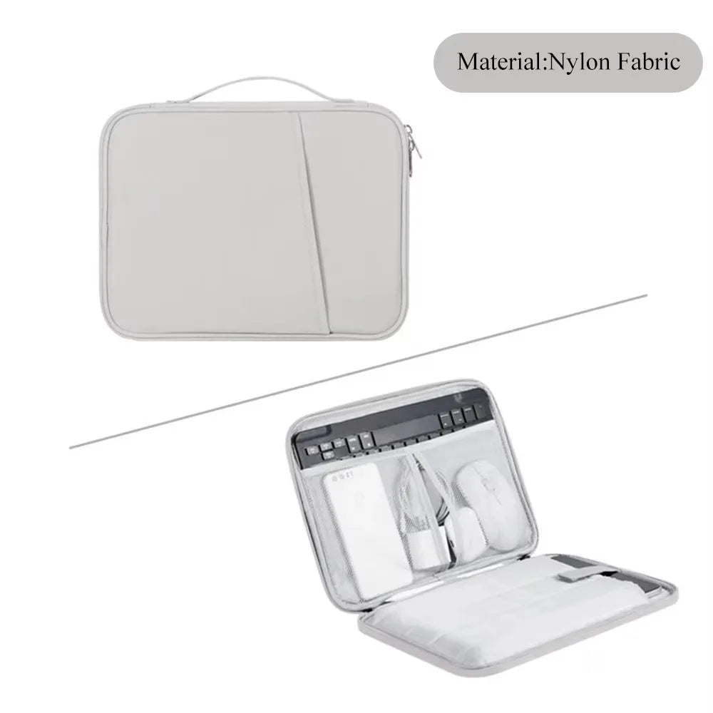 Housse tablette 11 à 13 pouces avec poignée et rangements