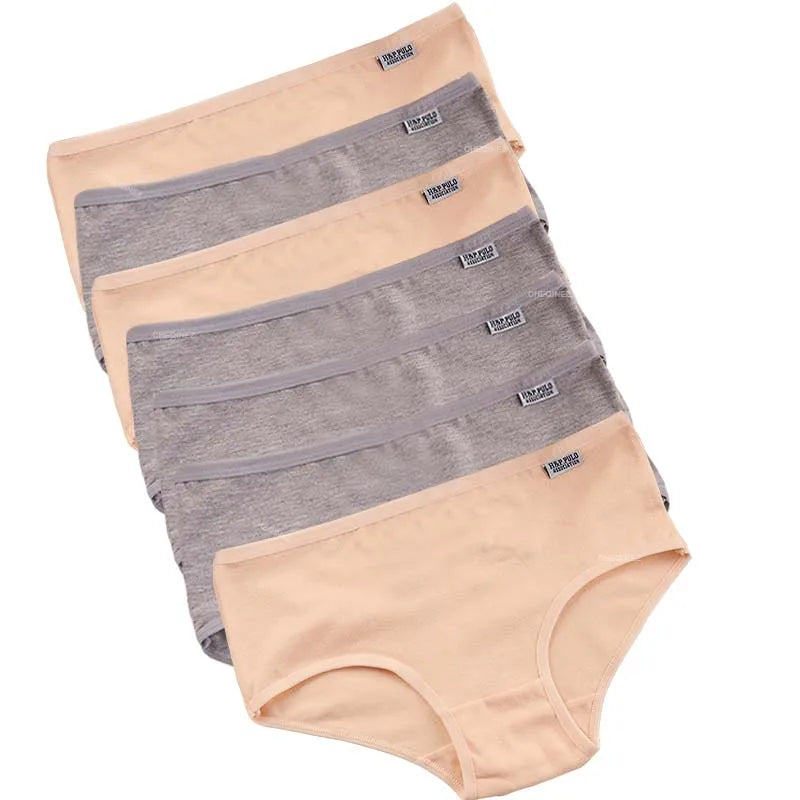 Lot de 7 culottes femme en coton extensible respirant taille moyenne – sous-vêtements confortables, qualité durable