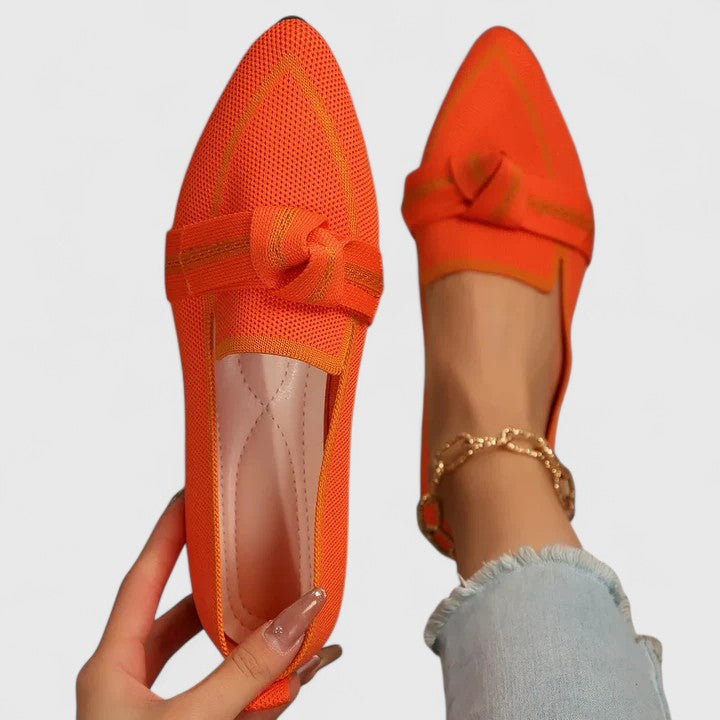 Mocassins femme à enfiler avec bout pointu