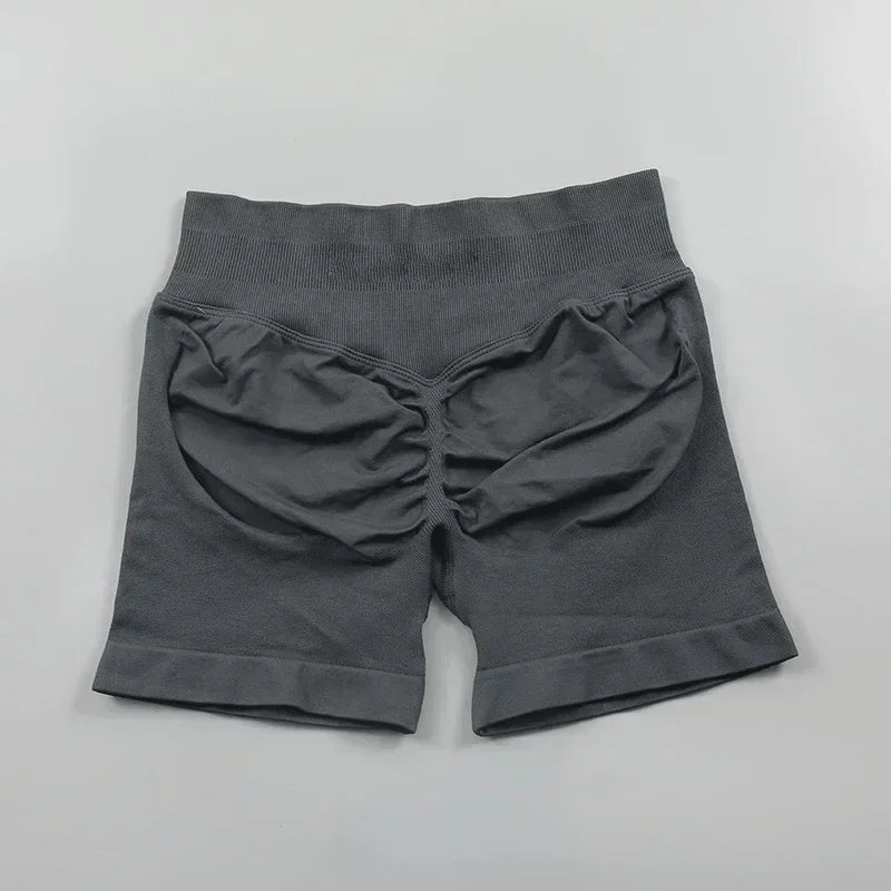 Shorts de sport ajustés | Short de sport pour femmes, 4.5 pouces, pour gymnastique, Yoga, course à pied, exercice, tricot de qualité, respirant, sans couture, vêtements de mise en forme