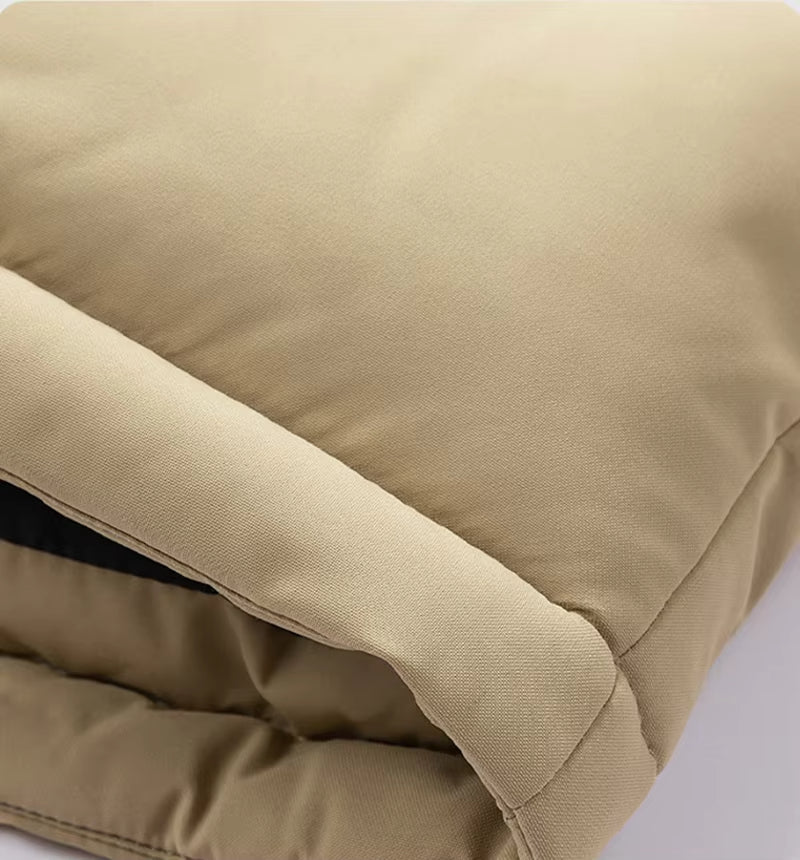 Veste matelassée homme à capuche et fermeture zippée