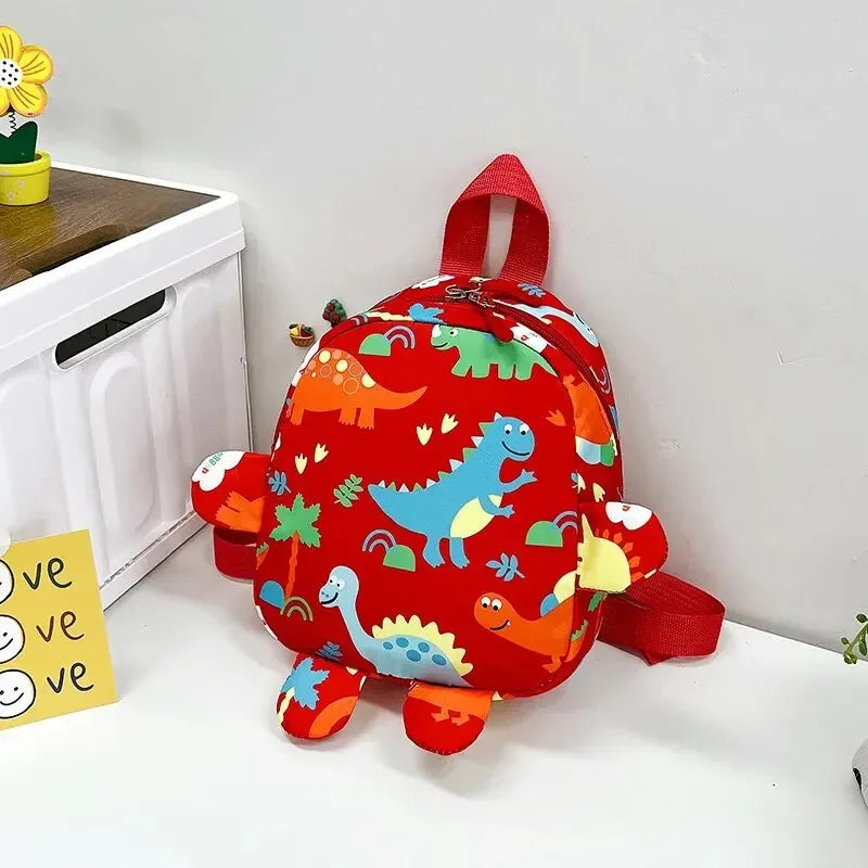 Sac à dos enfant dinosaure en nylon pour école maternelle