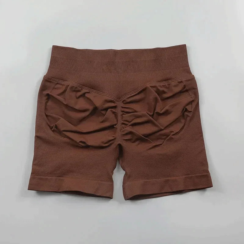 Shorts de sport ajustés | Short de sport pour femmes, 4.5 pouces, pour gymnastique, Yoga, course à pied, exercice, tricot de qualité, respirant, sans couture, vêtements de mise en forme