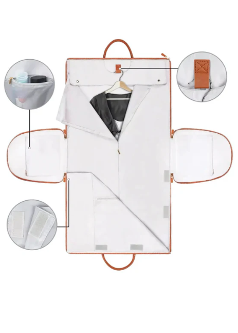 Sac de voyage transformable avec porte-vêtements intégré – Élégant, spacieux et pratique