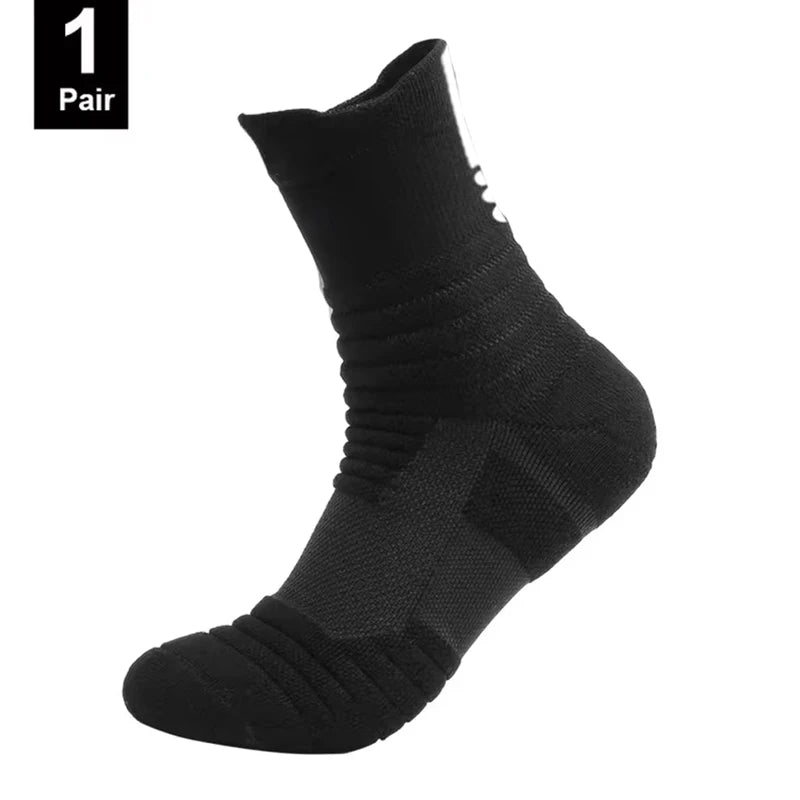 1/3 paires de chaussettes de Football antidérapantes pour hommes, chaussettes en coton, Tube court et Long, chaussettes de Sport respirantes et déodorantes 39-45