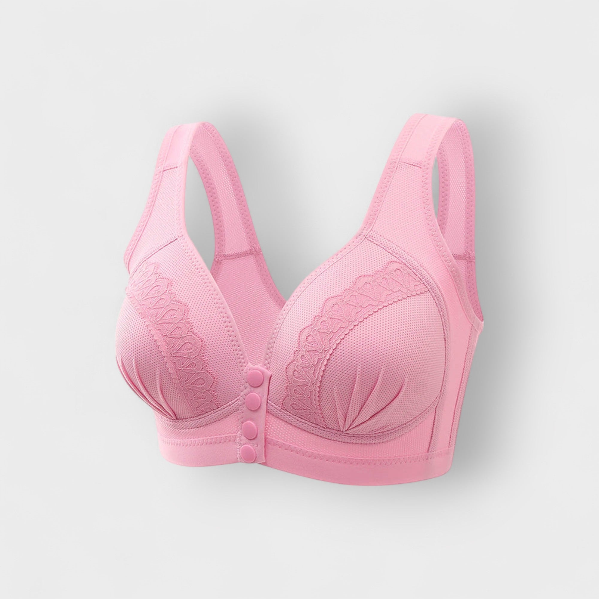 Soutien-gorge confort en coton à fermeture avant – Maintien naturel