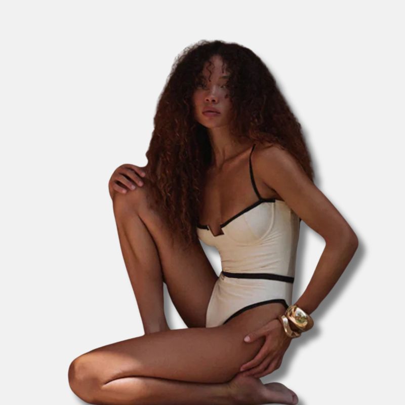 Maillot de Bain Une Pièce Élégant Femme