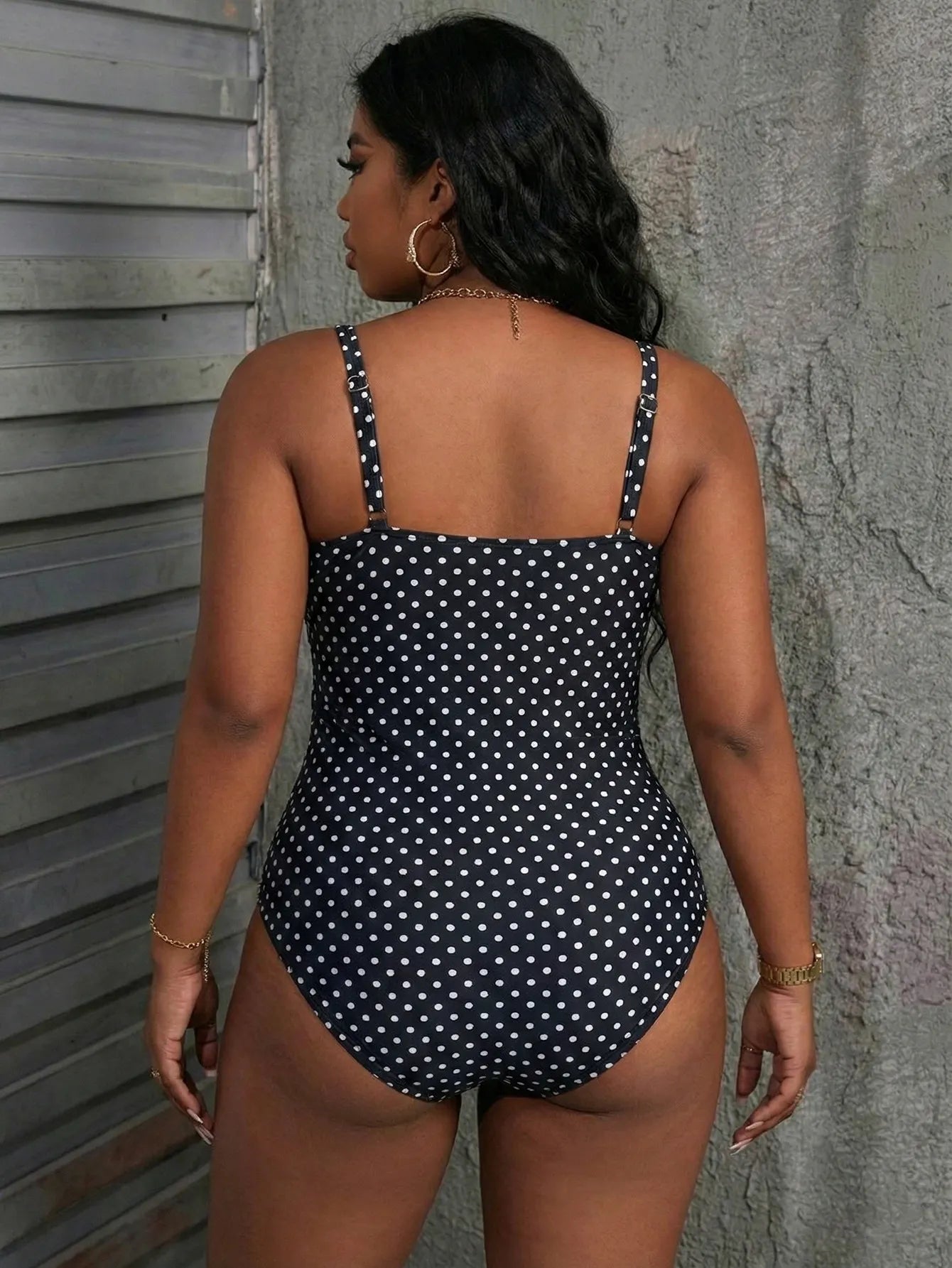 Maillot une pièce femme imprimé palmier avec effet sculptant