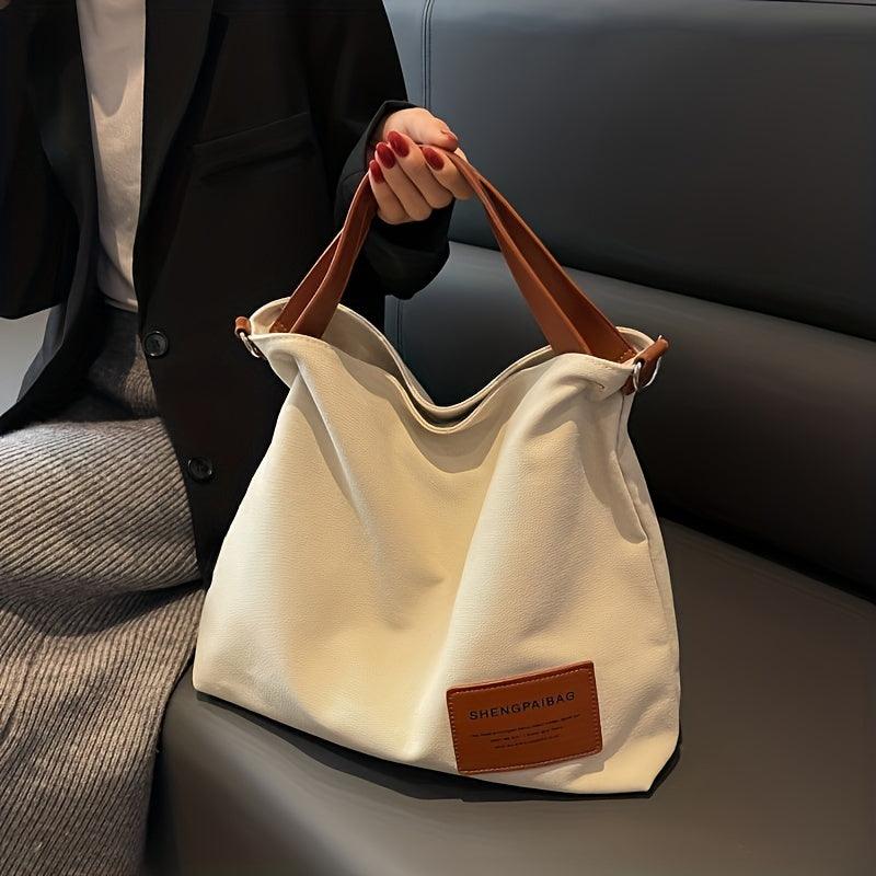 Sac bandoulière en toile élégant – pratique, minimaliste et polyvalent