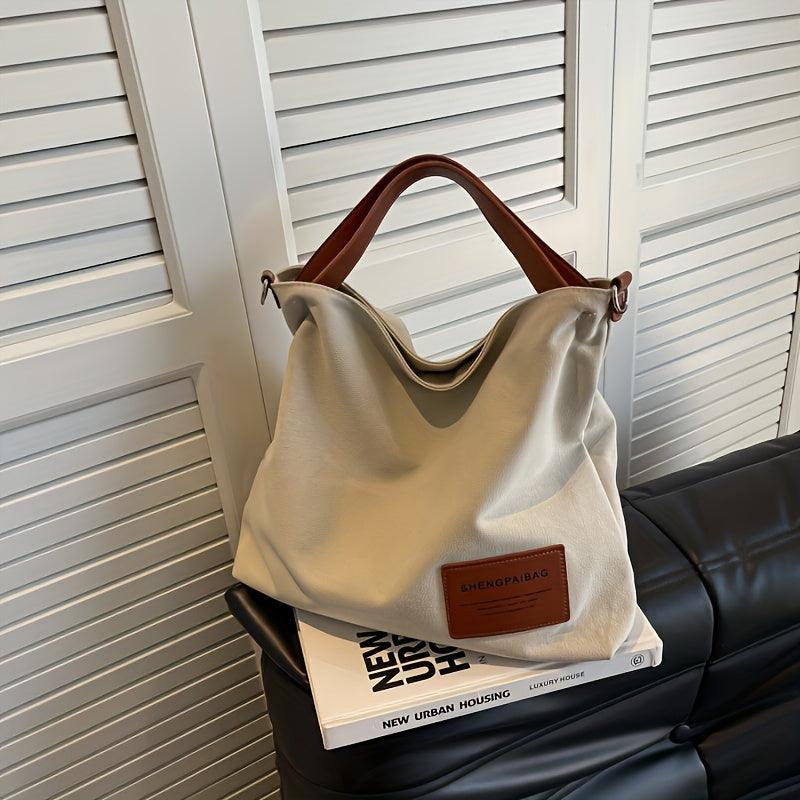 Sac bandoulière en toile élégant – pratique, minimaliste et polyvalent