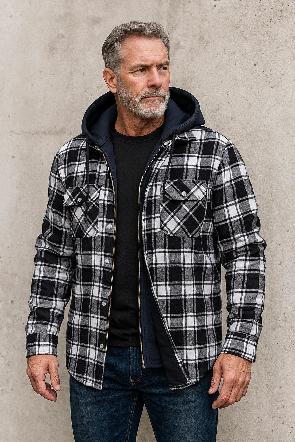 Veste Homme en Mélange de Laine – Chaleur, Confort et Élégance