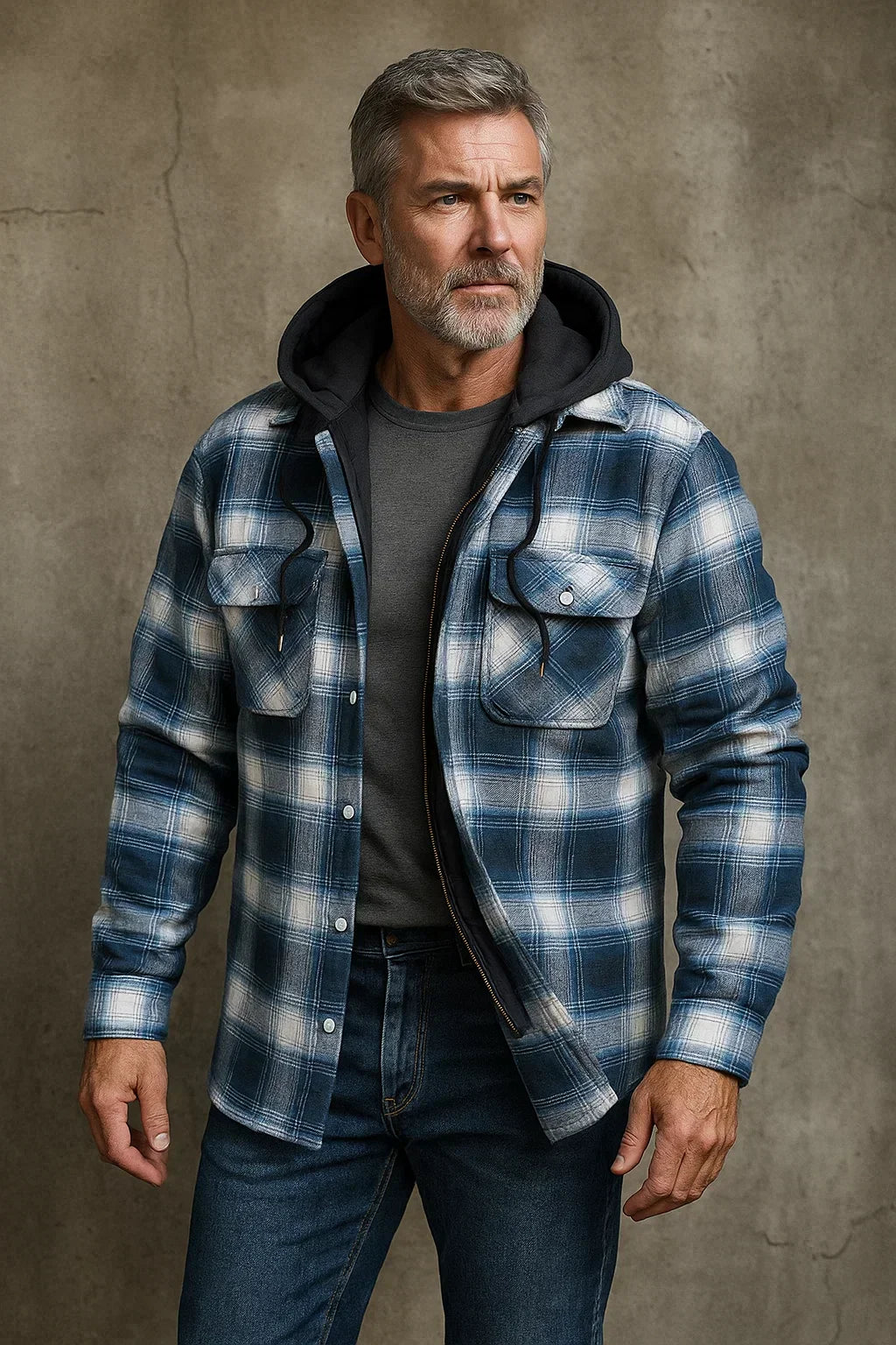 Veste Homme en Mélange de Laine – Chaleur, Confort et Élégance