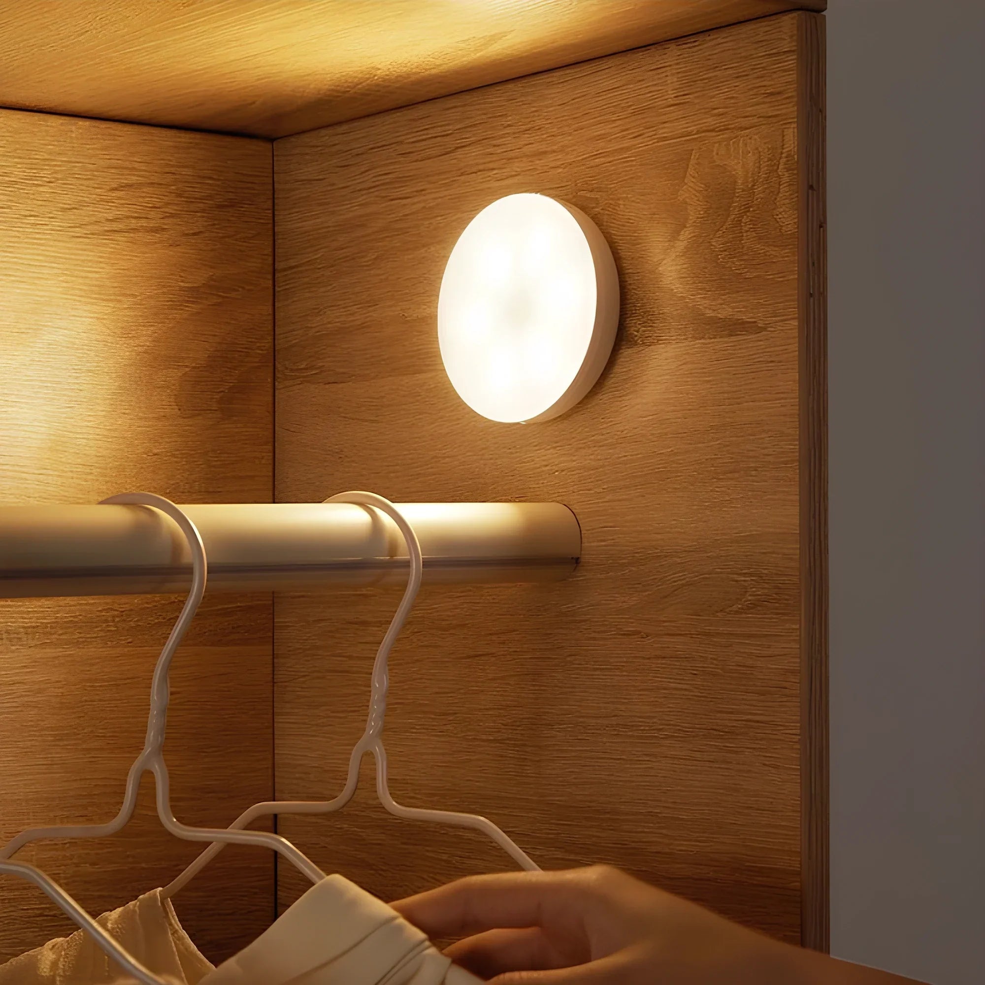 Lampe murale LED à détection de mouvement – Éclairage automatique rechargeable USB