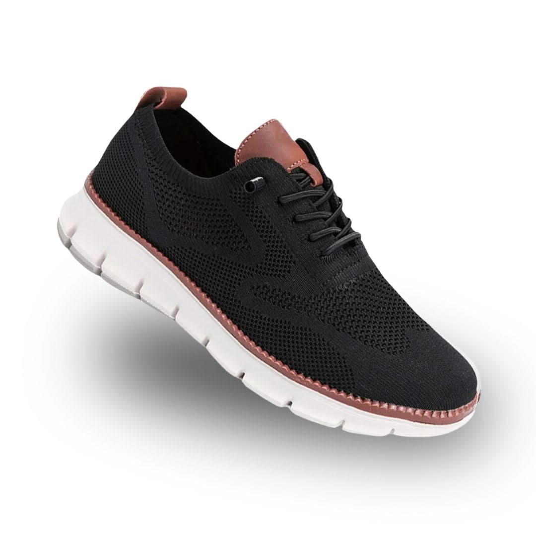 Chaussures homme respirantes à lacets avec semelle souple