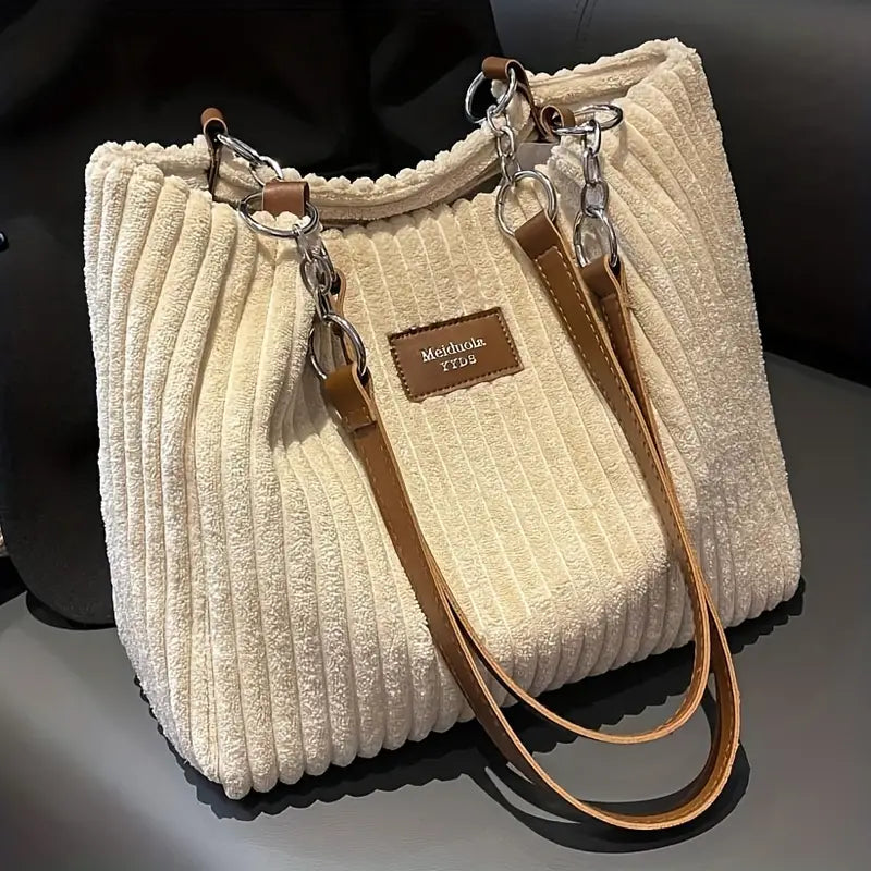 Sac fourre-tout en coton spacieux et élégant – Pratique et polyvalent au quotidien