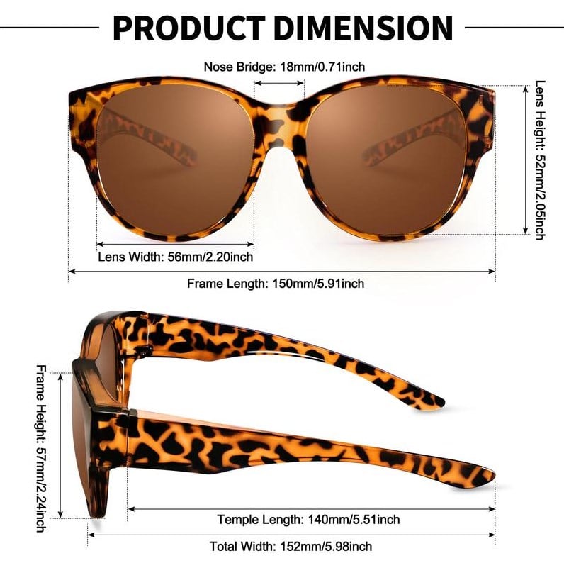 Lunettes de Soleil Femme Œil de Chat Polarisées UV400 Chic