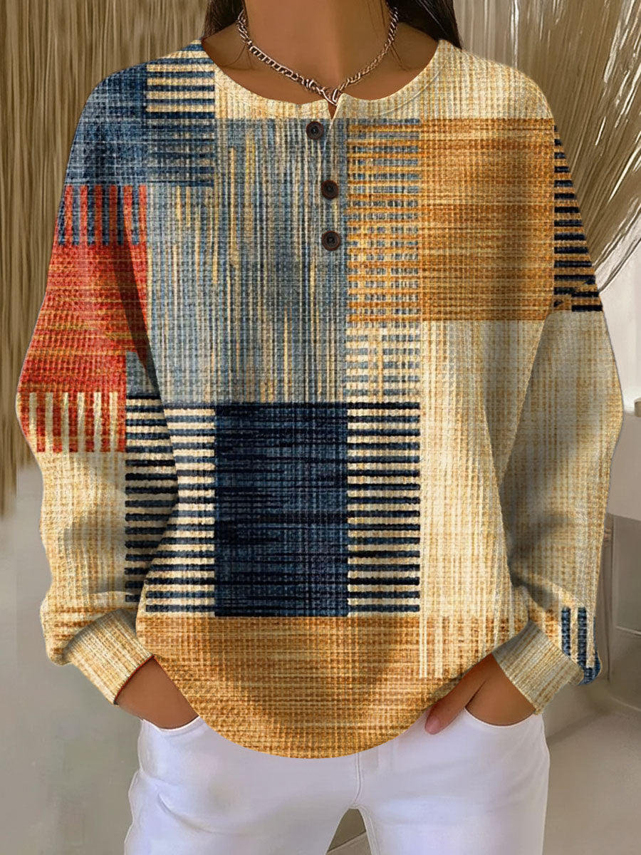 Pull Femme Chaud en Tricot Waffle | Confort & Douceur