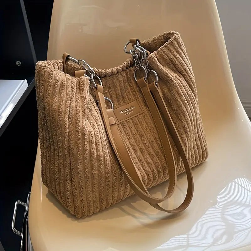 Sac fourre-tout en coton spacieux et élégant – Pratique et polyvalent au quotidien