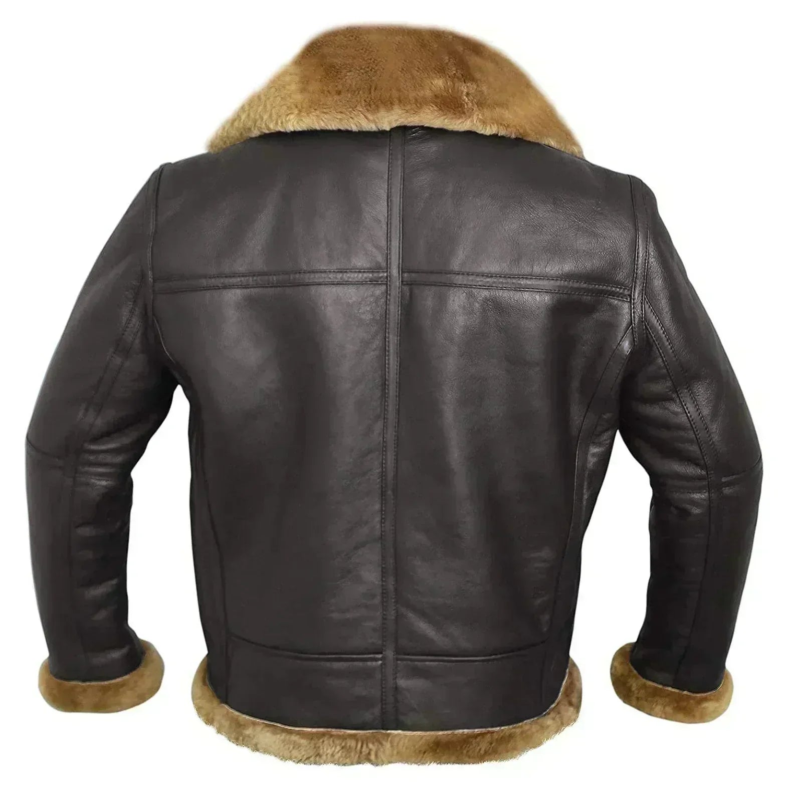 Veste en cuir d’agneau pour homme – élégance hivernale, coupe structurée et confort premium