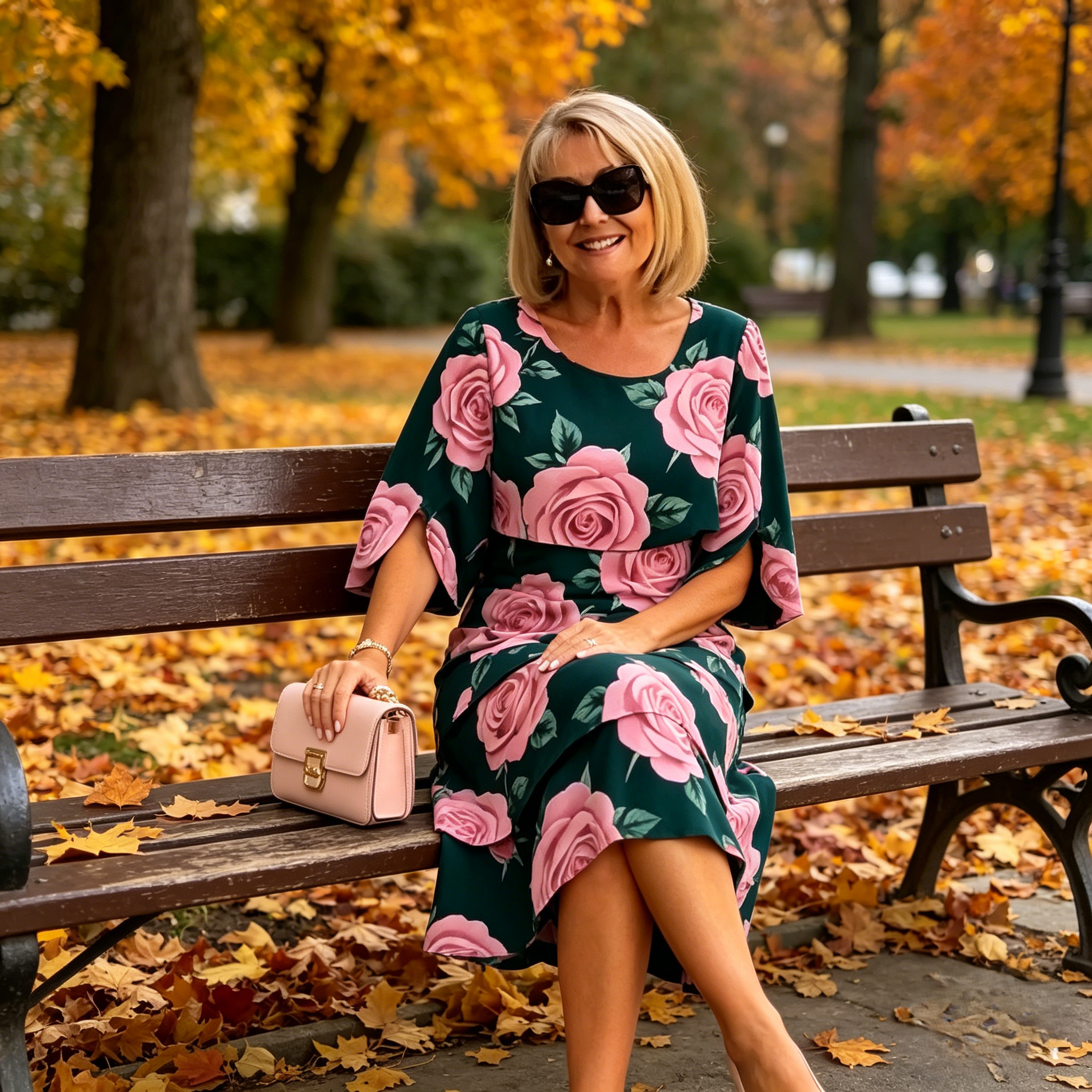 Robe Femme Fluide Motif Floral Élégant Été