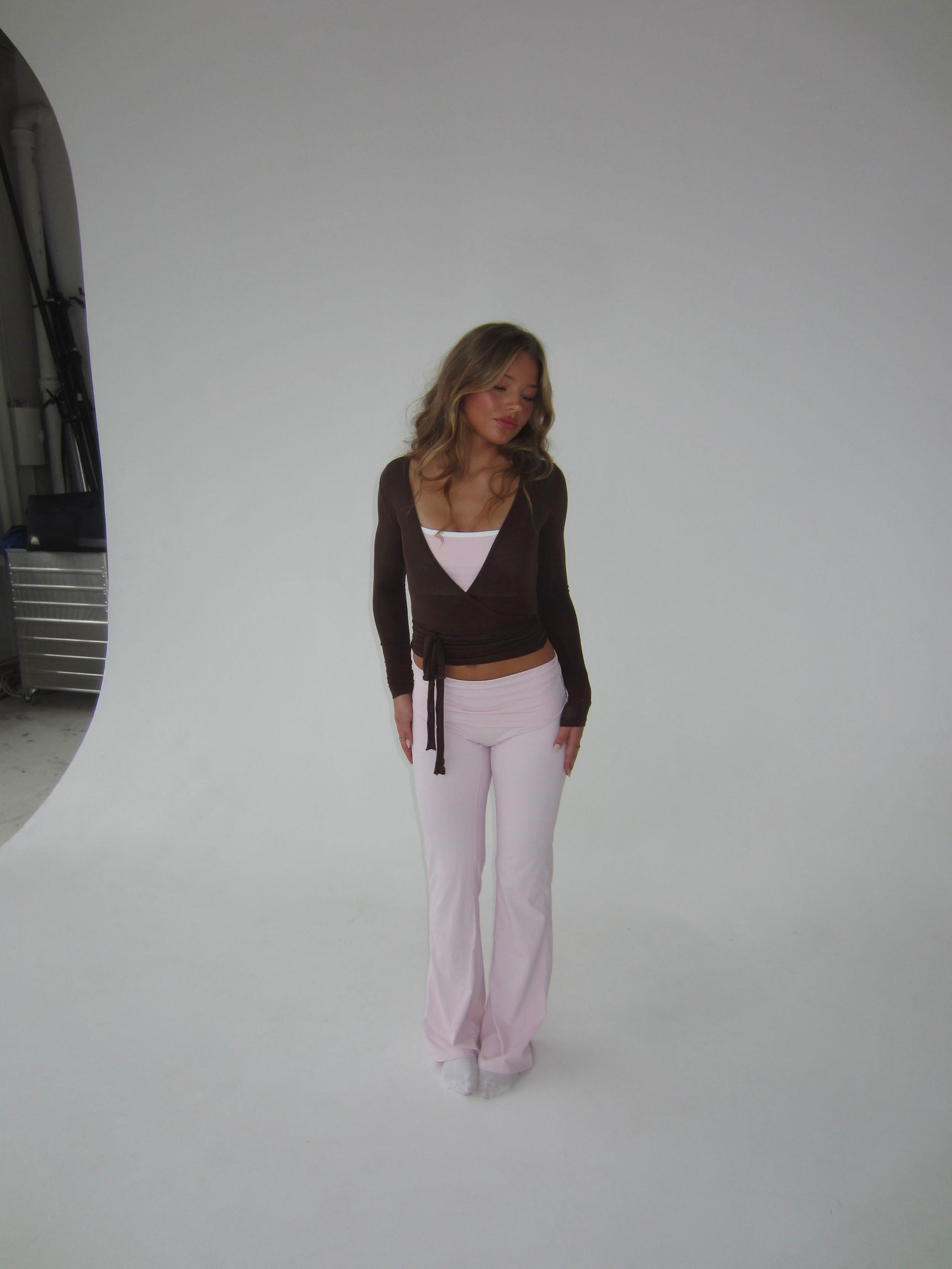 Legging flare femme taille haute extensible coupe évasée confort quotidien