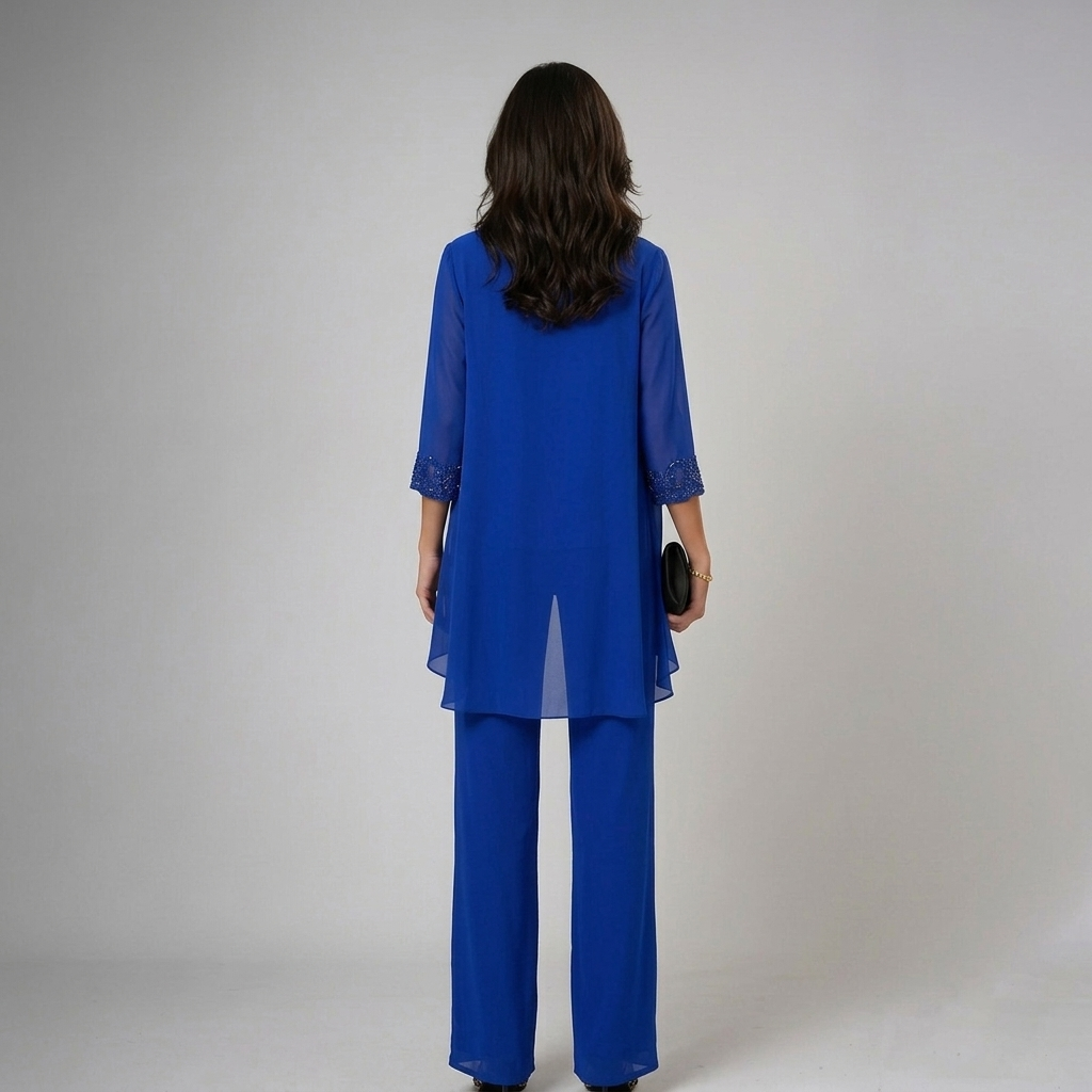 Ensemble Pantalon Trois Pièces Élégant pour Femmes