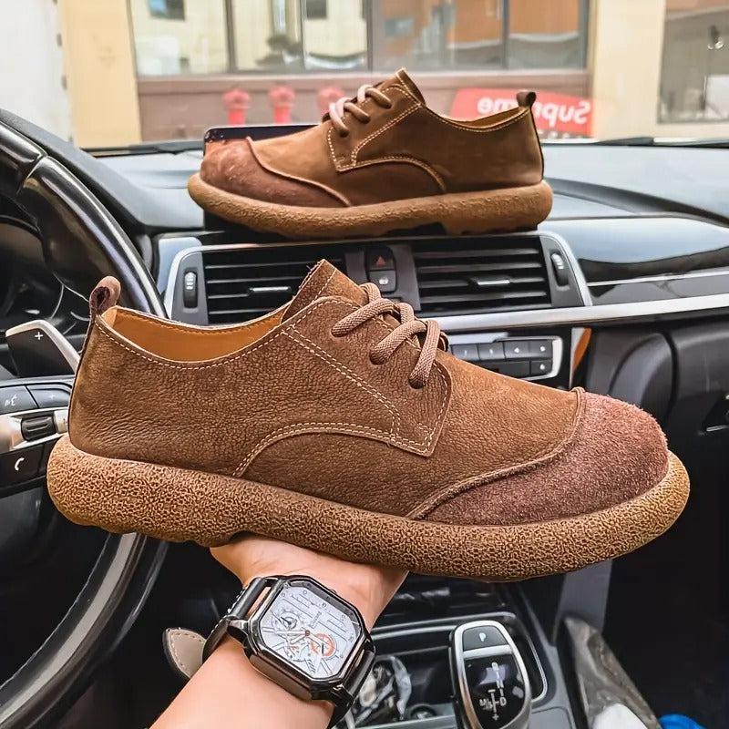 Chaussures homme en cuir à lacets confortables