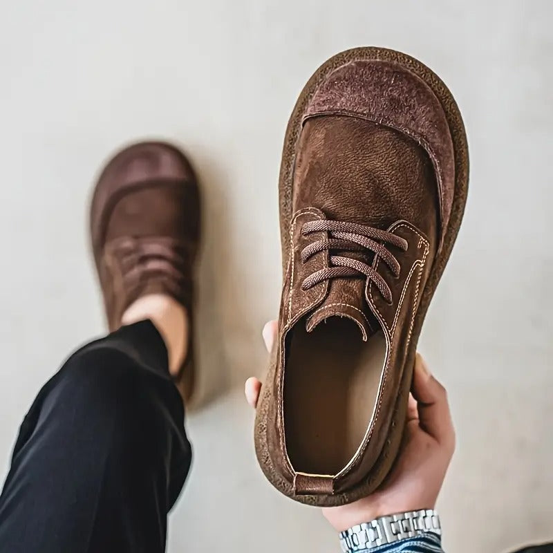 Chaussures homme en cuir à lacets confortables