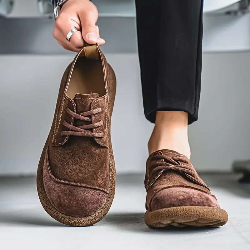 Chaussures homme en cuir à lacets confortables