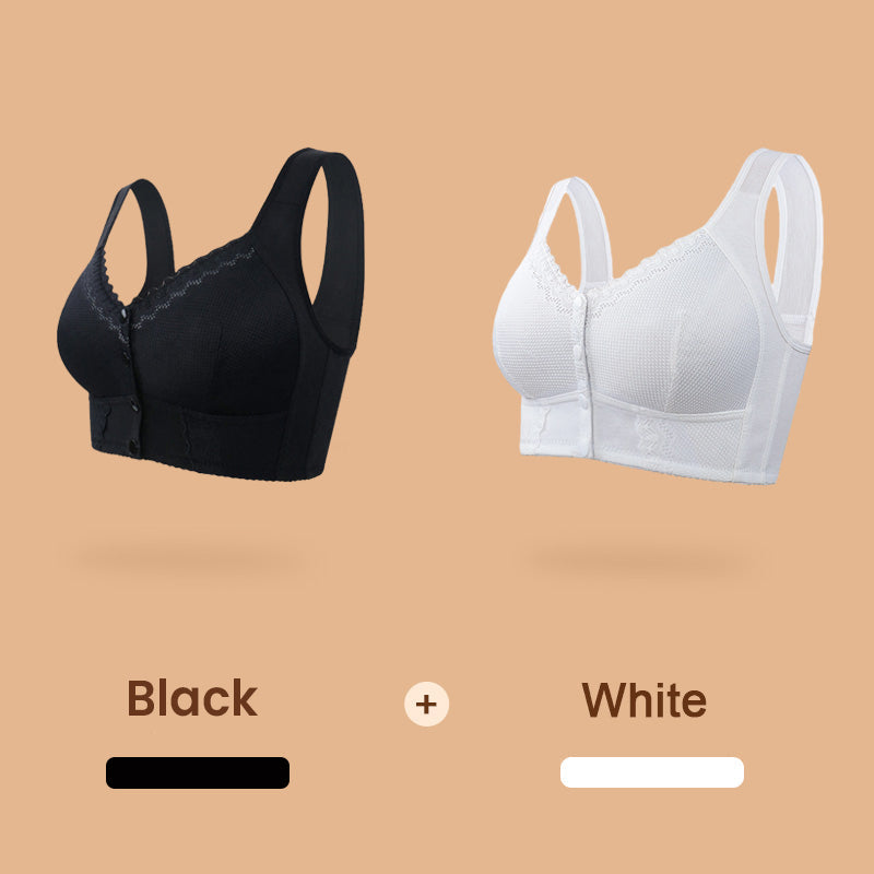 Soutien-gorge sans armature à fermeture frontale – Confort respirant et maintien