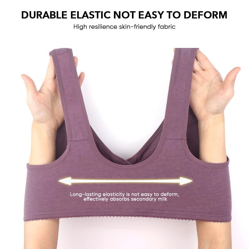 Soutien-gorge en coton à fermeture frontale – Confort et maintien