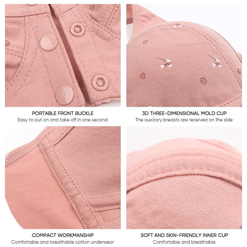 Soutien-gorge en coton à fermeture frontale – Confort et maintien