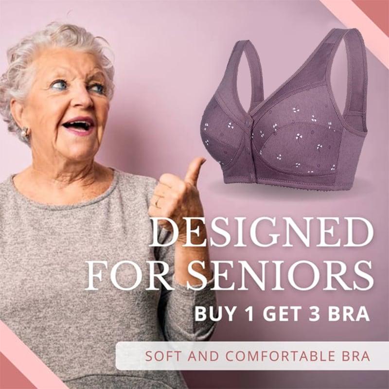 Soutien-gorge en coton à fermeture frontale – Confort et maintien