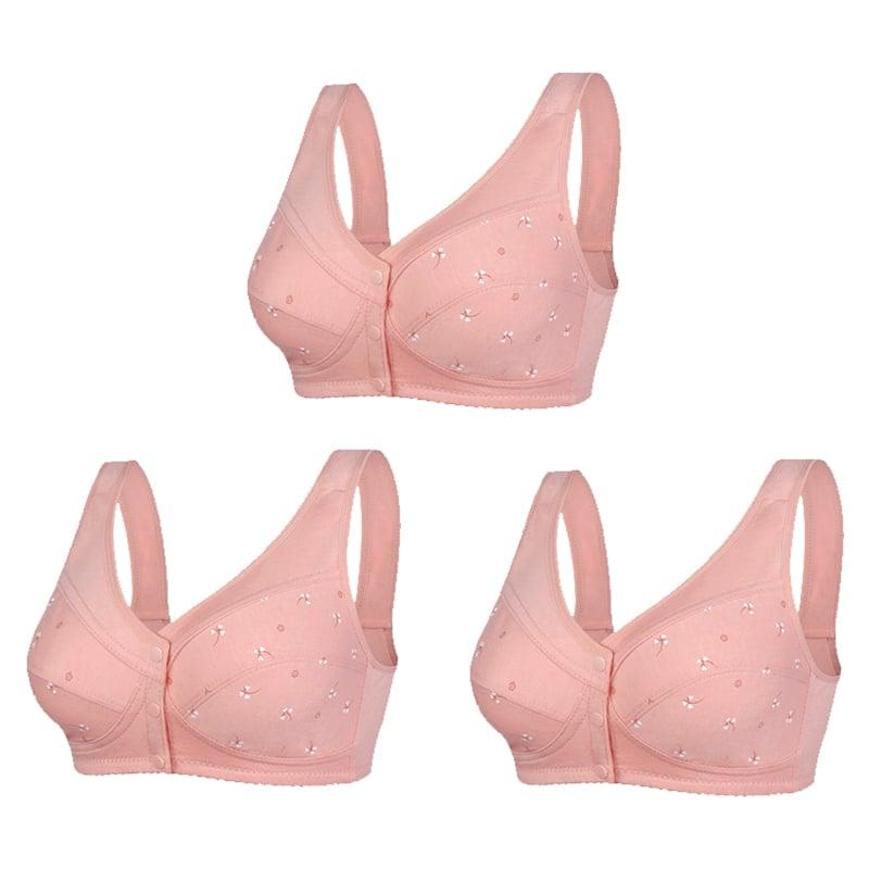 Soutien-gorge en coton à fermeture frontale – Confort et maintien