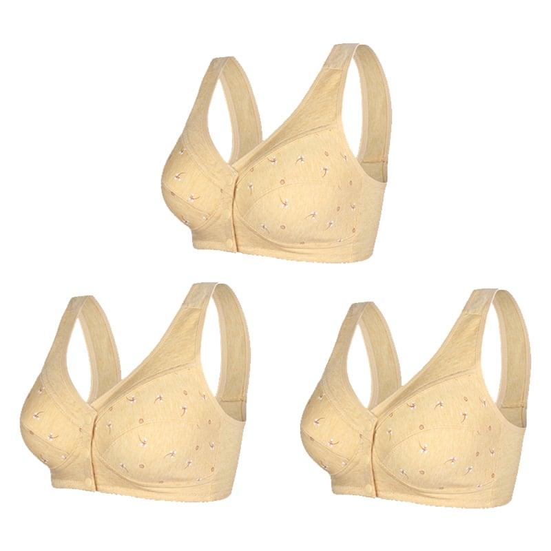 Soutien-gorge en coton à fermeture frontale – Confort et maintien