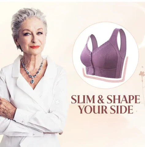 Soutien-gorge sans armature à fermeture frontale – Confort respirant et maintien