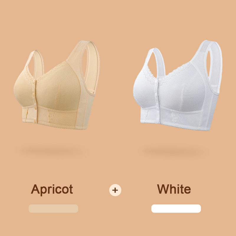 Soutien-gorge sans armature à fermeture frontale – Confort respirant et maintien