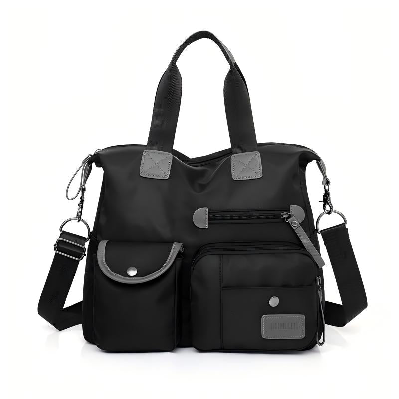 Grand sac tote femme imperméable en nylon avec bandoulière