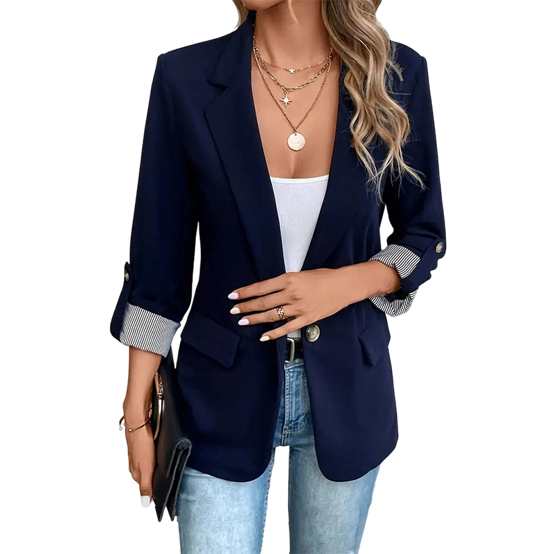 Blazer femme structuré pour look casual chic