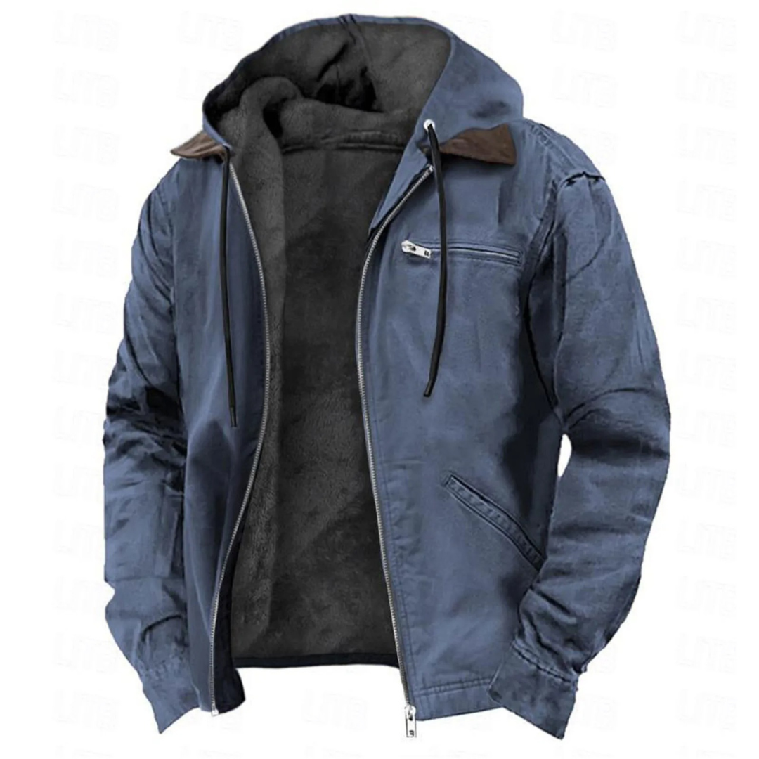 Manteau d’Hiver Élégant pour Homme – Manteau Chaud et Résistant aux Intempéries